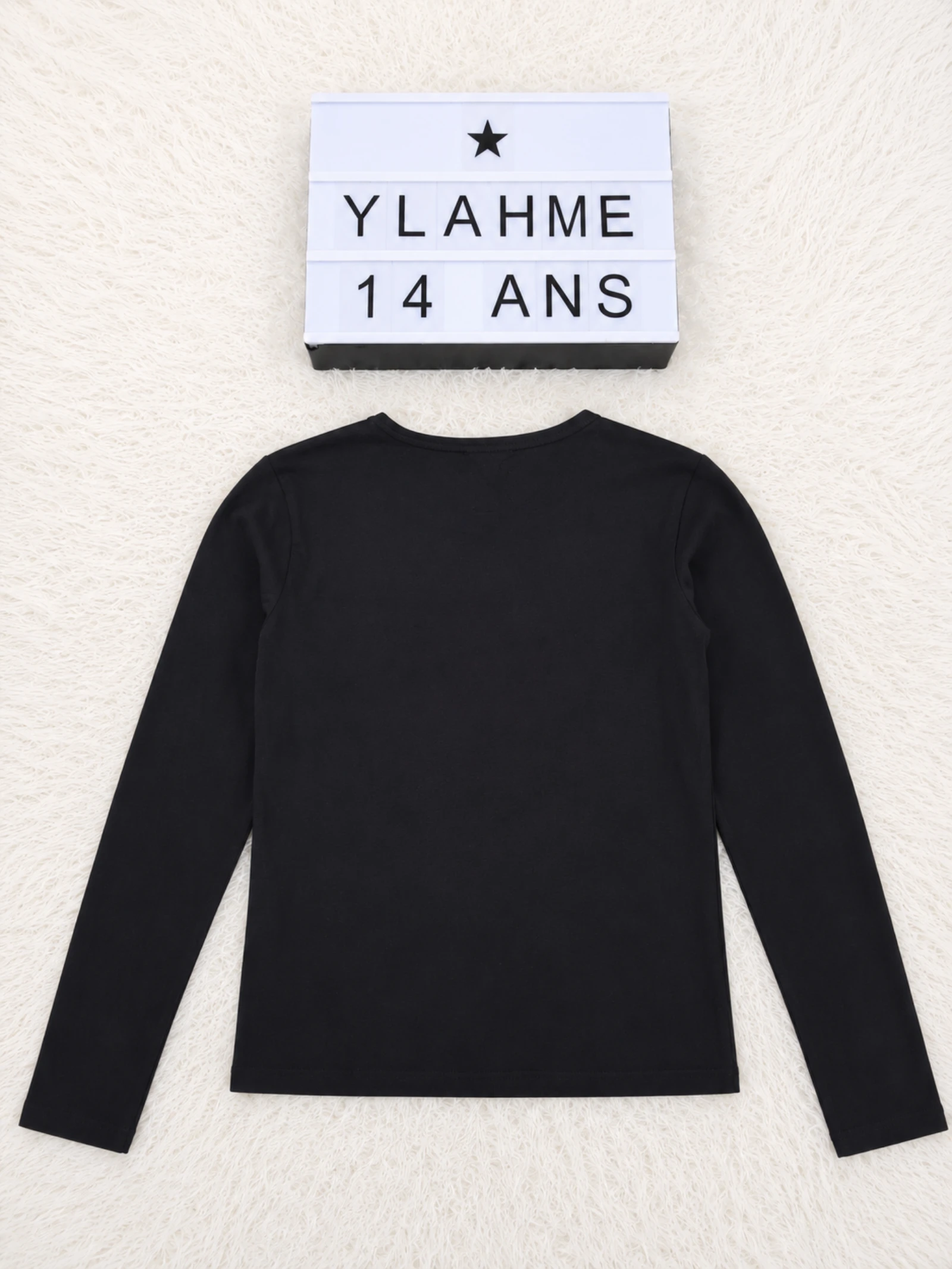 Camiseta de manga longa estrela brilhante Okaïdi 14 anos 👒 – photo 4